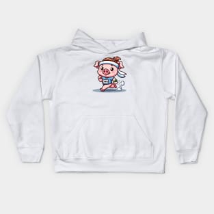 Running Piglet Kids Hoodie